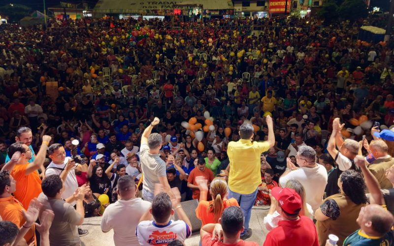 David reúne 4 mil pessoas no Jorge Teixeira e abre nova fase da pré-campanha em Manaus