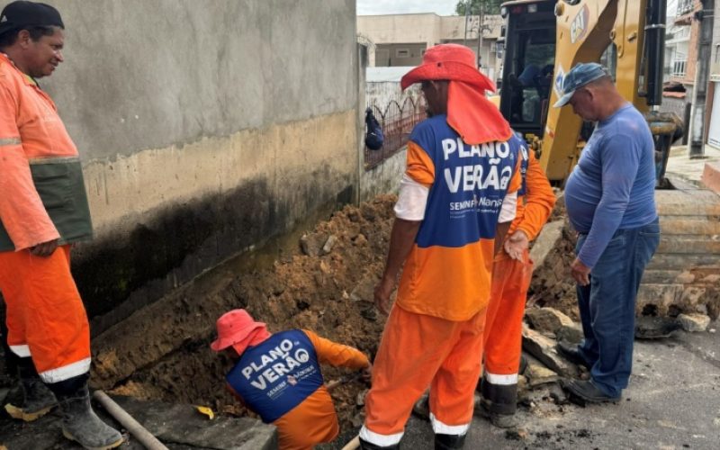 Prefeitura de Manaus age rápido e recupera drenagem rompida no bairro Japiim