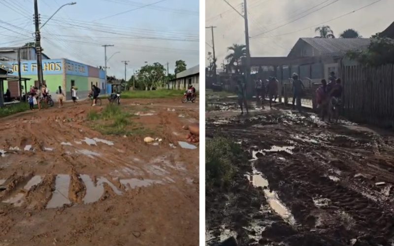 Moradores de Envira denunciam ruas em más condições e cobram melhorias