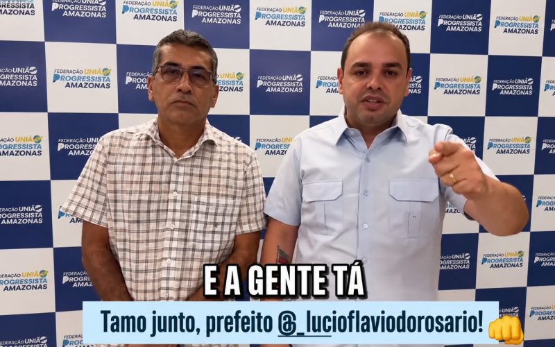 Prefeito Lúcio Flávio(PSD) de Manicoré, declarou apoio ao governador Roberto Cidade
