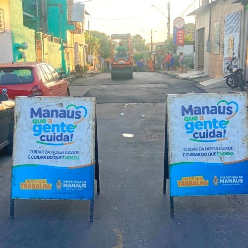 Programa Manaus que a Gente Cuida amplia obras de infraestrutura na zona Leste