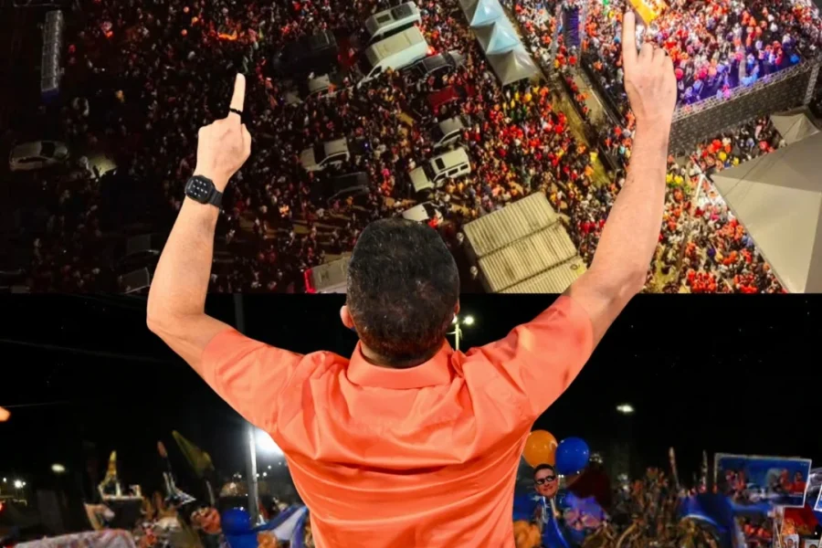 Eleições 2026: Com público histórico de pessoas, Avante oficializa candidatura de David Almeida ao Governo do Amazonas